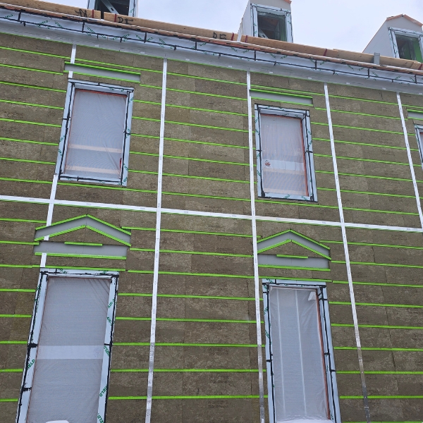 Cladding Paper Reconstruction of historic golf clubhouse requires Intumescent Fireblocking